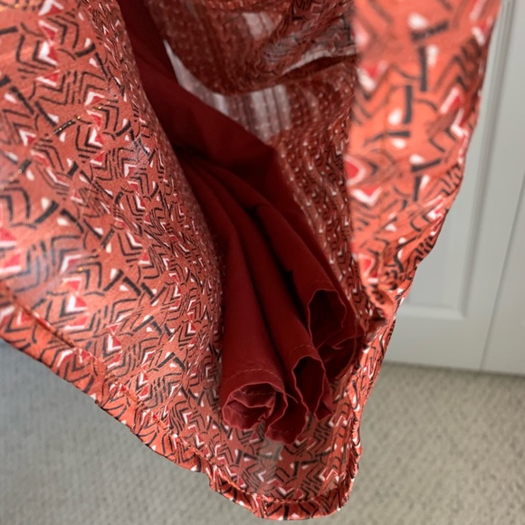 NWT Molly Bracken London  Retro Rust Wide Legged Fully Lined Jumpsuit ( SZ S) - Picture 11 of 12